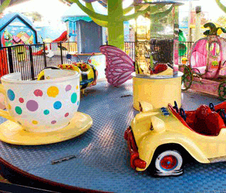 Merry Go Round in Playground