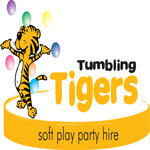 Tumbling-Tigers-Logo tumbling tigers soft play hire for toddler parties in brisbane