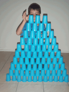 cup-stacking Rainy Day Ideas for Kids