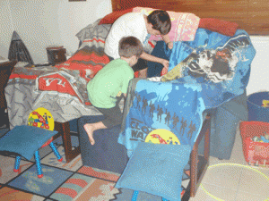 inside-camping-with-kids Rainy Day Ideas for Kids