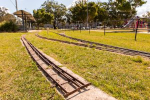 Ewing park train tracks