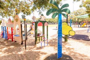 Bulimba Memorial Park playground imaginative play