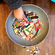 crushing crayons