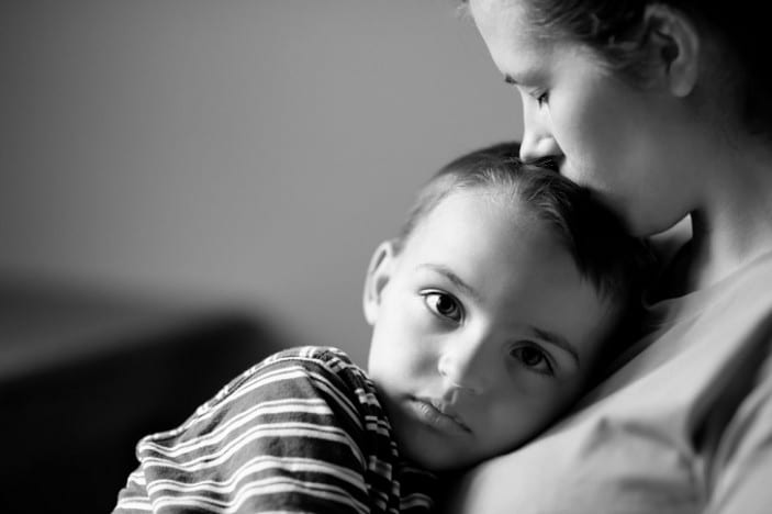 sad mum helicopter parent