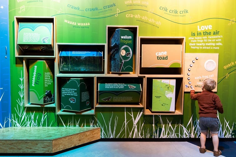 nature exhibit in environment centre