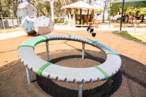 Jessica Andrews Park Arnwood Place spinner over soft fall