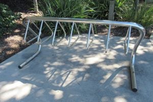 Redcliffe lagoon_Bike rack