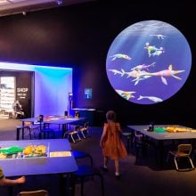 sea monsters kids activity area
