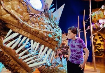 The great and grand rumpus event image of boy and dragon