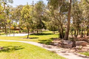 o'gorman street park paths and nature play