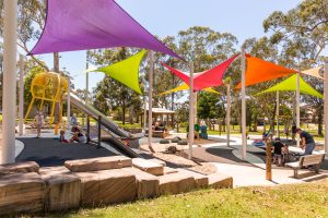 o'gorman street park uses natural slope