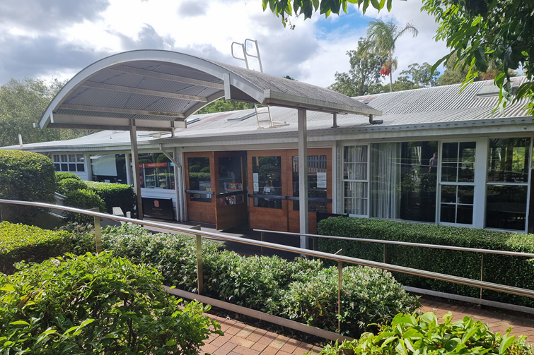 cafe at the botanic gardens