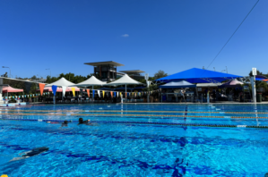 Langlands Park Memorial Pool wide view.