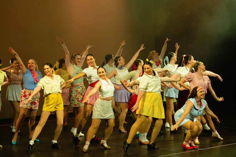 Shilleena's Dance Studio mature age performance.
