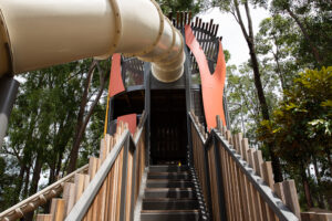 Billubera park Yarrabilba stairs up to the main structure