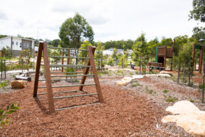 Billubera park Yarrabilba ninja course climbing frame