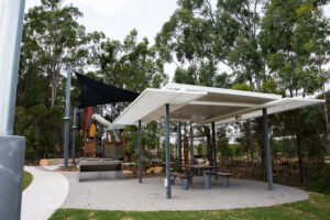 Billubera park Yarrabilba barbecues, covered tables and power outlets