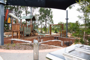 Billubera park Yarrabilba barbecues near the preeschool play area