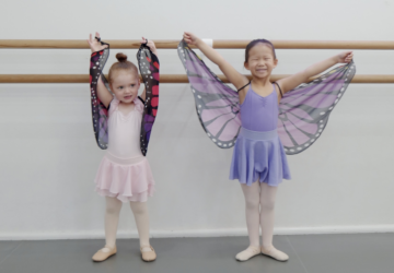 Radiance Dance dancers with wings.