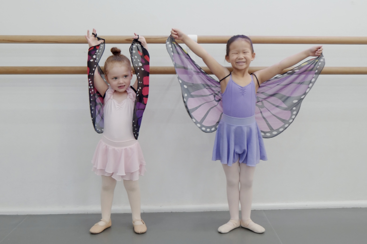 Radiance Dance dancers with wings.