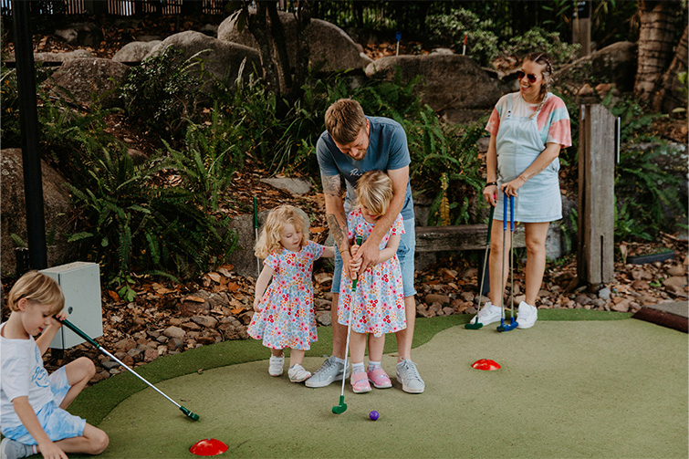 Victoria Park Golf putt putt locations Brisbane.