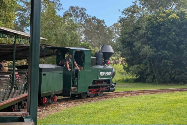 The Ginger Factory Moreton the train.