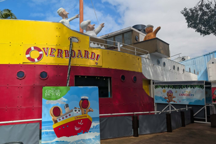 The Ginger Factory Overboard Boat Ride.