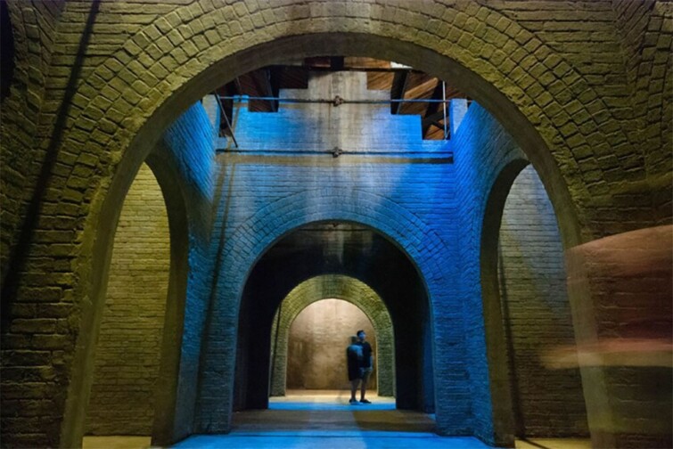 Brisbane Open Homes event image of person walking through historical Brisbane building.