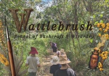 Wattlebrush School of Bushcraft and Wizardry feature image.