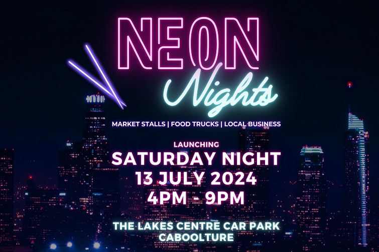 neon nights market caboolture