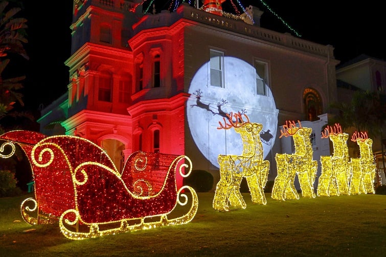 Christmas Lights at Government House 2025