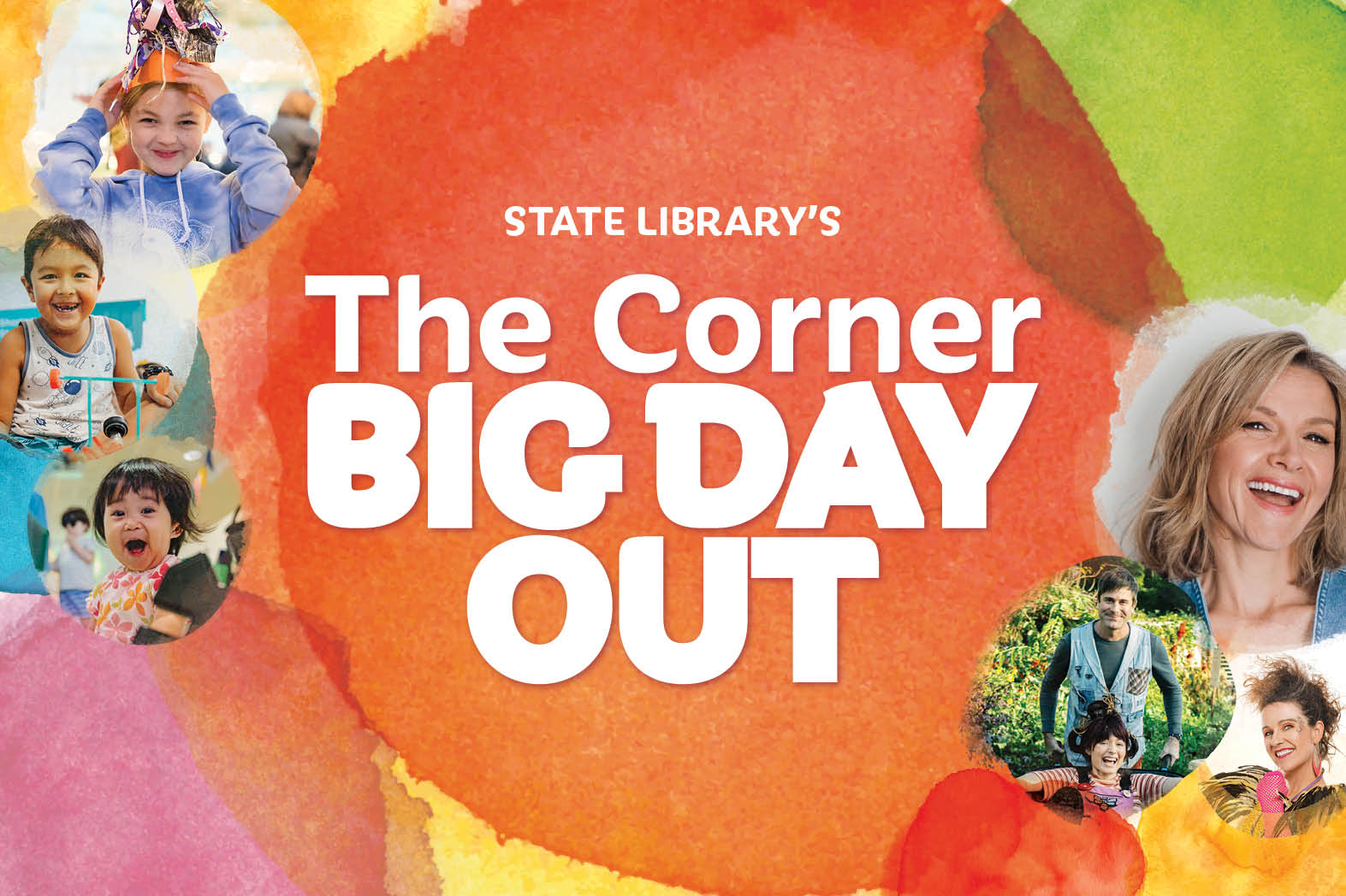 the Corner Big Day Out at State Library Queensland sign.