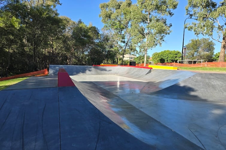 North Lakes Skate Park at Aurora Boulevard Park.
