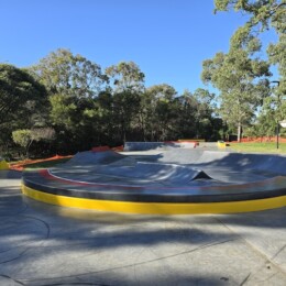 North Lakes Skate Park at Aurora Boulevard Park.