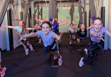 Bungee Fit kids bungee group.