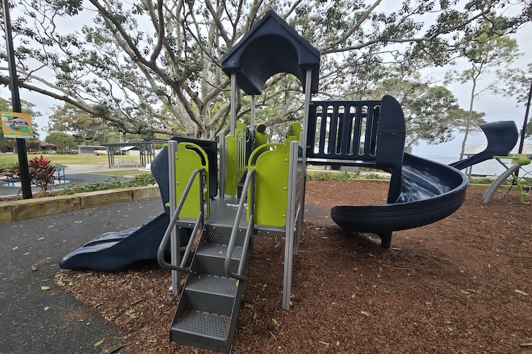 Toddler fort at Brennan Park.
