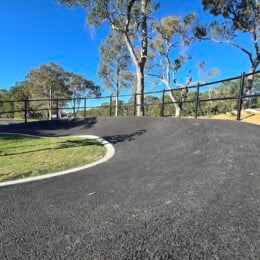 Pump track at Deception Bay Skate Park and Pump Track.