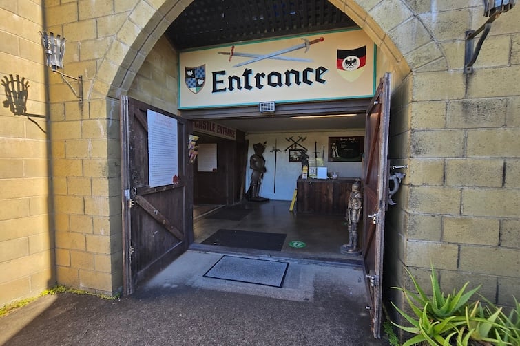 Main entrance at Sunshine Castle.