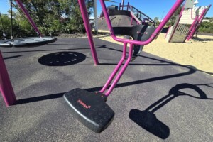 You and me swing at the Whale Park in Aura.