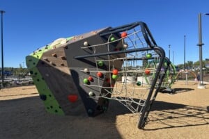 Greenheart Robina Parklands climbing frame.
