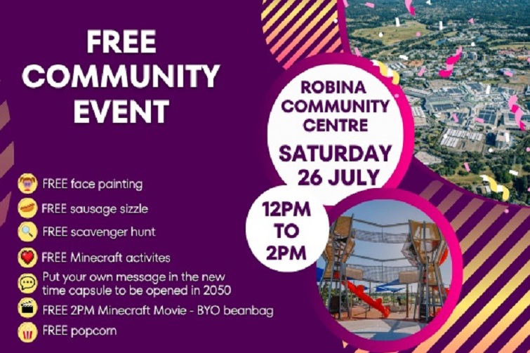 Robina Time Capsule Community Day