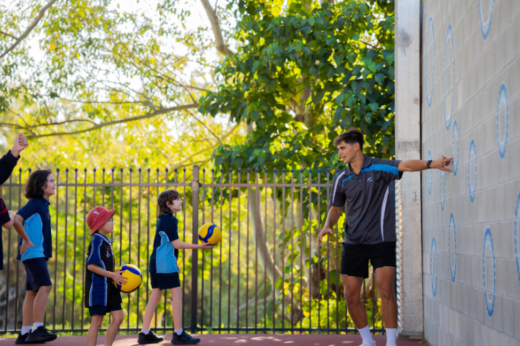Sharks Volleyball Coaching school incursions and coaching.