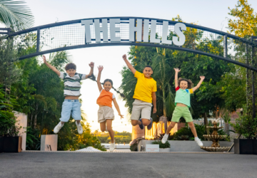 The Hills of Rivermakers kids jumping.