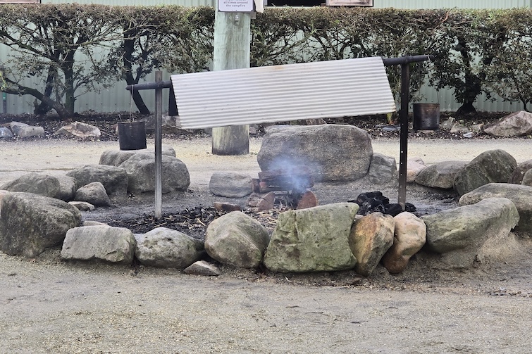 Campfire at Paradise Country.
