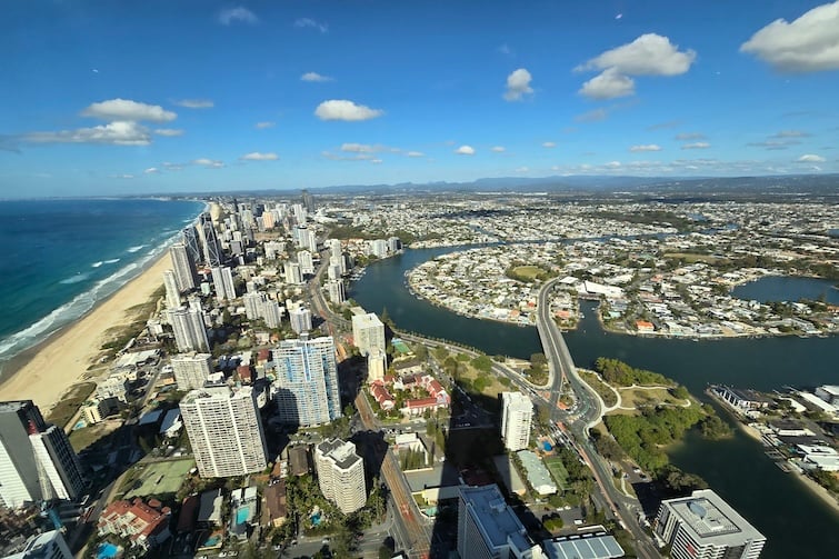 Views from the SkyPoint Observation Deck.