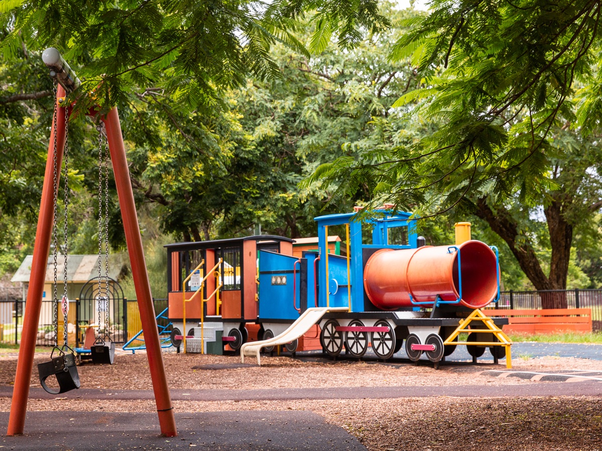 milton train park at milton