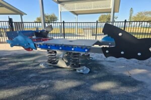 Seesaw at Pelican Park.