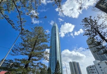 SkyPoint Observation Deck in the Q1 Building.
