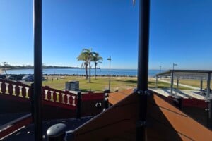 View from the top of the fort at Pelican Park.