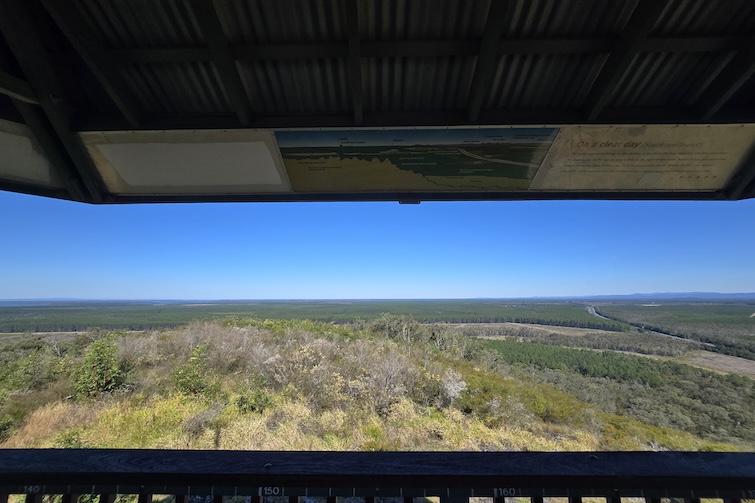 View from Wild Horse Mountain Lookout.